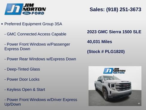Used 2023 GMC Sierra 1500 SLE AWD/4WD image 8
