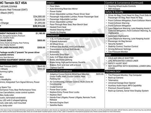 Certified 2024 GMC Terrain SLT w/ Infotainment Package II AWD/4WD image 34