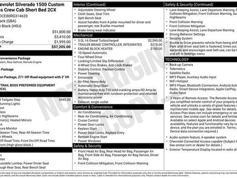 Used 2024 Chevrolet Silverado 1500 Custom Trail Boss AWD/4WD image 5