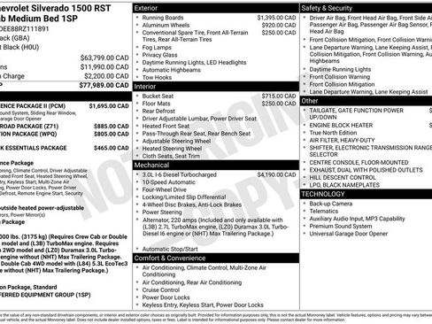Used 2024 Chevrolet Silverado 1500 RST w/ Convenience Package II AWD/4WD image 23