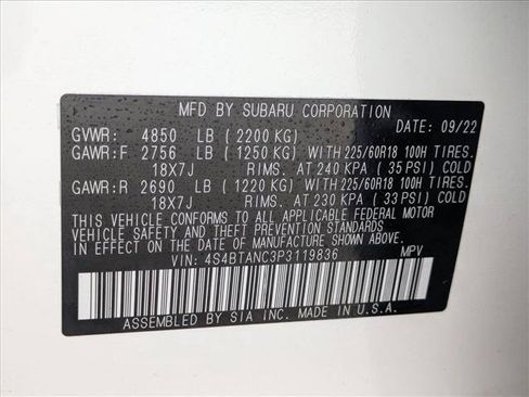 Used 2023 Subaru Outback Limited AWD/4WD image 15