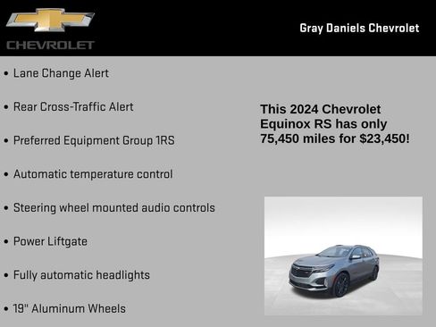 Certified 2024 Chevrolet Equinox RS image 11
