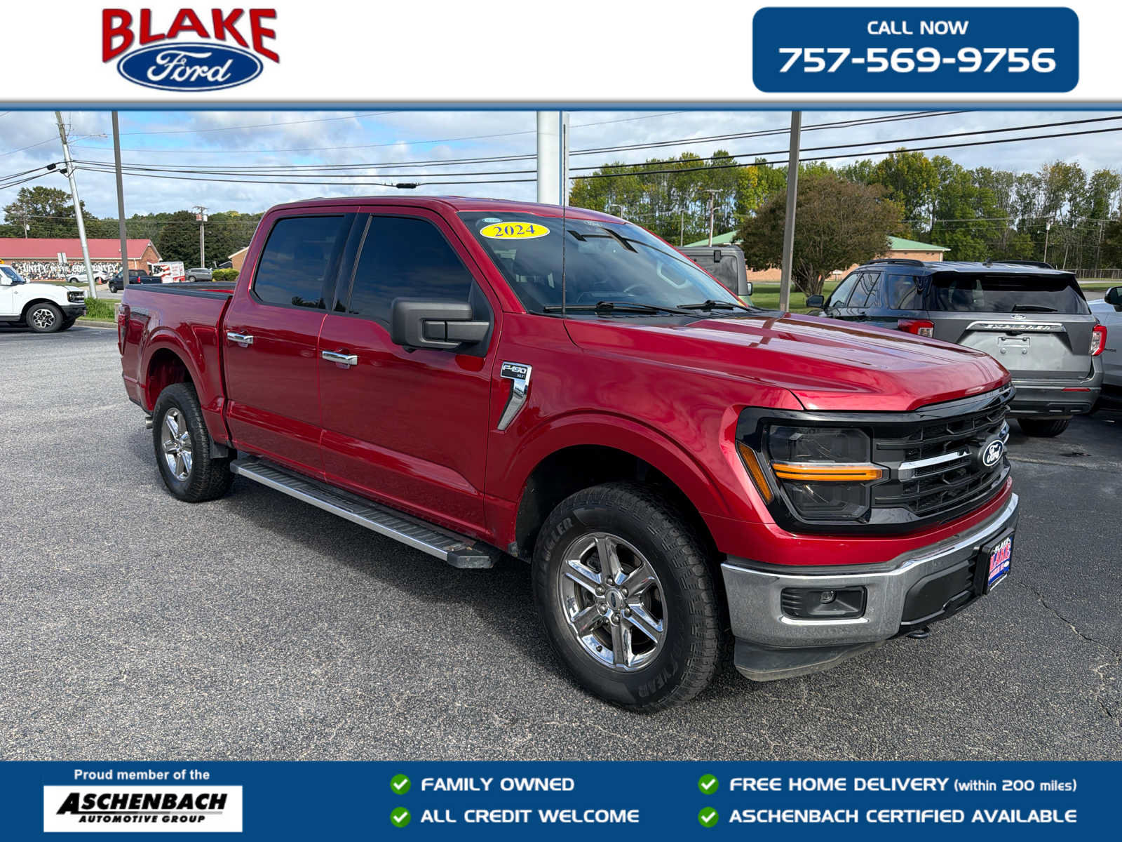 Certified 2024 Ford F150 XLT w/ FX4 Off-Road Package AWD/4WD image 1