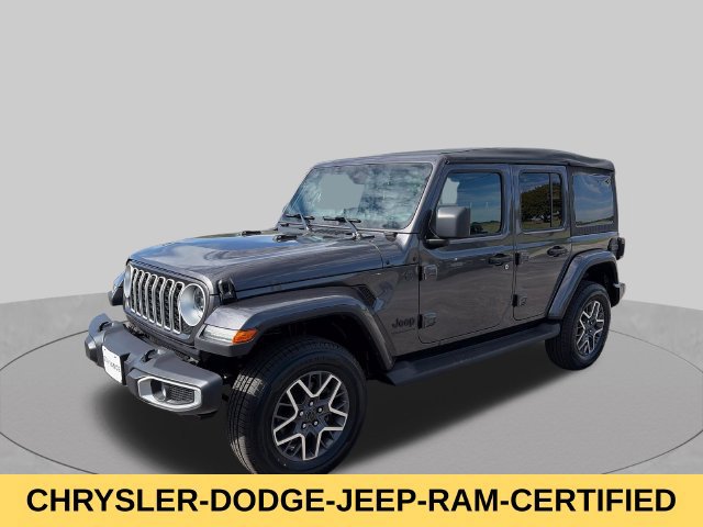 Certified 2025 Jeep Wrangler Unlimited Sahara AWD/4WD 360° Tour