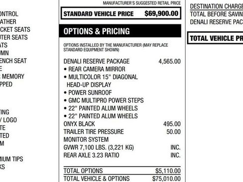 Certified 2024 GMC Sierra 1500 Denali w/ Denali Reserve Package AWD/4WD image 2