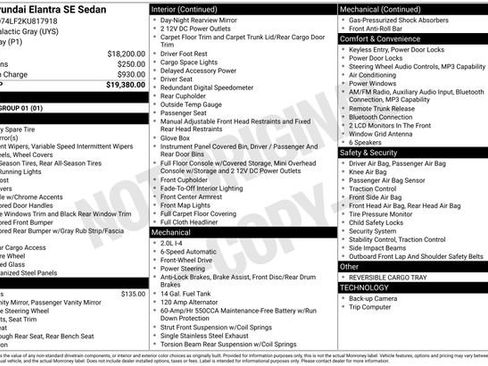 Used 2019 Hyundai Elantra SE image 7