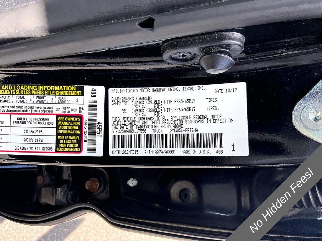 Used 2017 Toyota Tacoma TRD Sport w/ Tow Package (A/T) AWD/4WD image 31