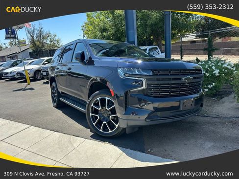 Used 2021 Chevrolet Tahoe RST w/ Luxury Package RWD image 1