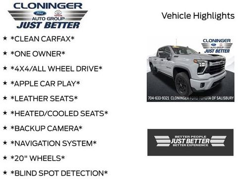 Used 2024 Chevrolet Silverado 2500 LTZ w/ LTZ Plus Package AWD/4WD image 3