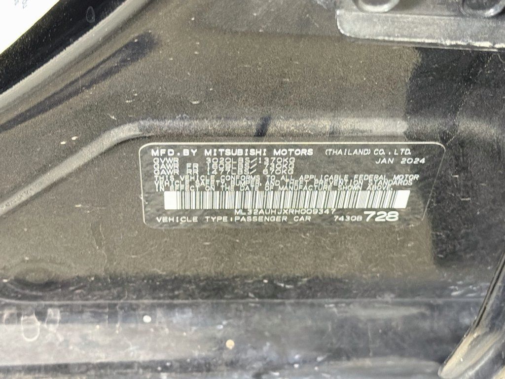 Used 2024 Mitsubishi Mirage ES FWD image 21