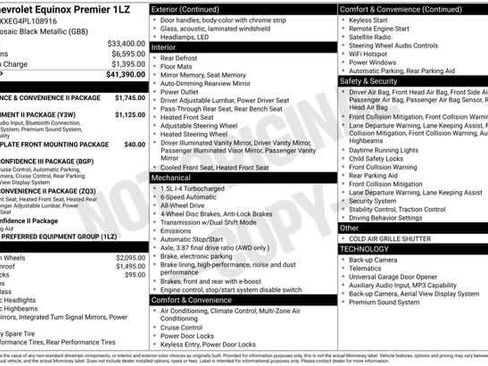 Certified 2023 Chevrolet Equinox Premier AWD/4WD image 38