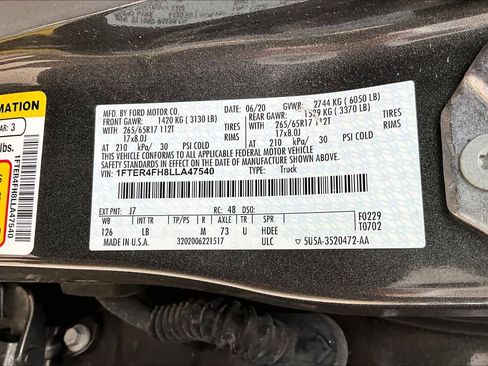 Used 2020 Ford Ranger XLT w/ FX4 Off-Road Package AWD/4WD image 35