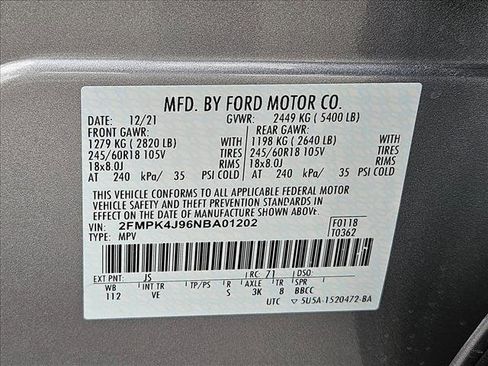 Used 2022 Ford Edge SEL w/ Convenience Package AWD/4WD image 24