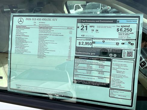 New 2026 Mercedes-Benz GLS 450 4MATIC image 14