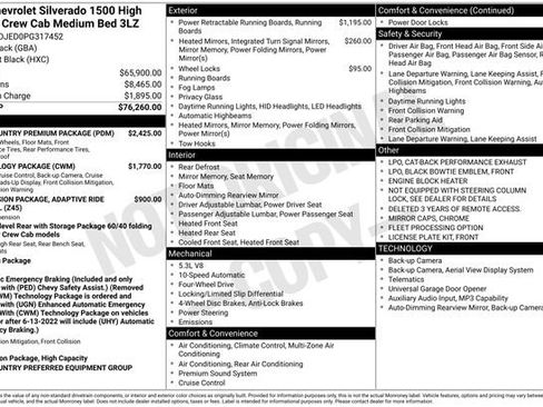 Used 2023 Chevrolet Silverado 1500 High Country w/ High Country Premium Package AWD/4WD image 20