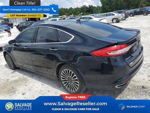 Used 2017 Ford Fusion SE w/ Fusion SE Technology Package FWD image 3