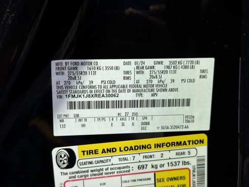 Used 2024 Ford Expedition Max XLT AWD/4WD image 40
