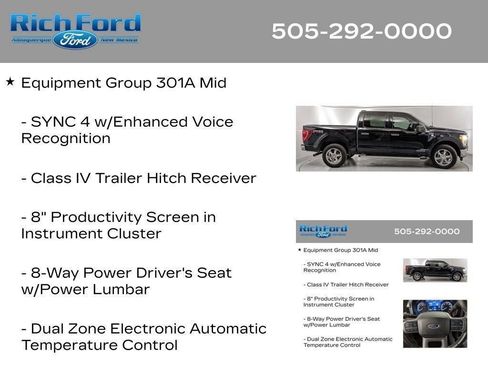Certified 2023 Ford F150 XLT w/ Equipment Group 301A Mid AWD/4WD image 21