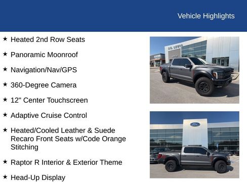 Used 2024 Ford F150 Raptor w/ Equipment Group 803A Raptor R image 12