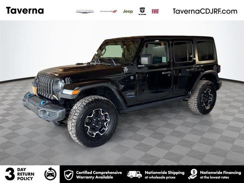 Certified 2022 Jeep Wrangler Unlimited Rubicon 4xe AWD/4WD image 1