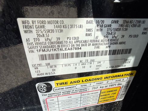 Used 2020 Ford Expedition Limited RWD image 16