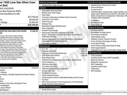 Used 2018 RAM 1500 Lone Star image 9