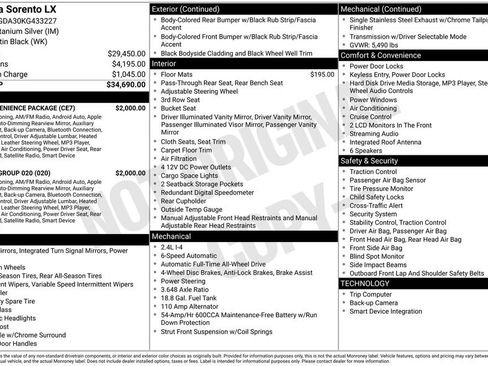 Used 2019 Kia Sorento LX w/ Option Group 020 image 17