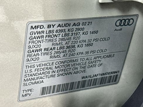 Used 2021 Audi Q7 2.0T Premium Plus w/ Executive Package image 29