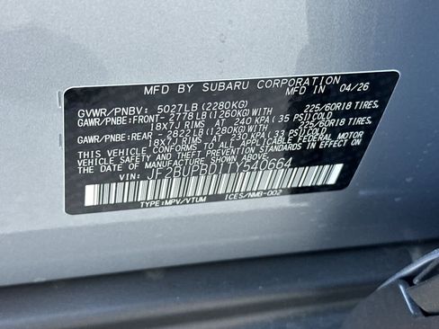 New 2026 Subaru Outback Premium AWD/4WD image 34