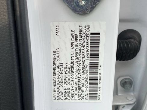 Used 2022 Honda Accord Touring image 10