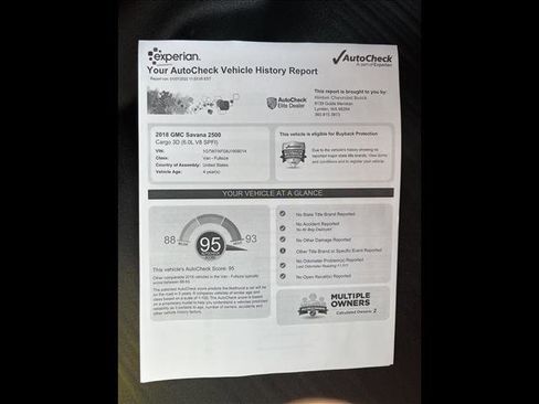 Used 2018 GMC Savana 2500 w/ Driver Convenience Package image 14