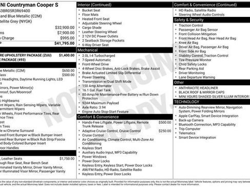 Used 2024 MINI Cooper Countryman S w/ Signature Upholstery Package FWD image 9