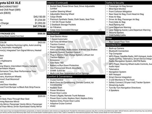Used 2024 Toyota bZ4X AWD w/ Weather Package image 25