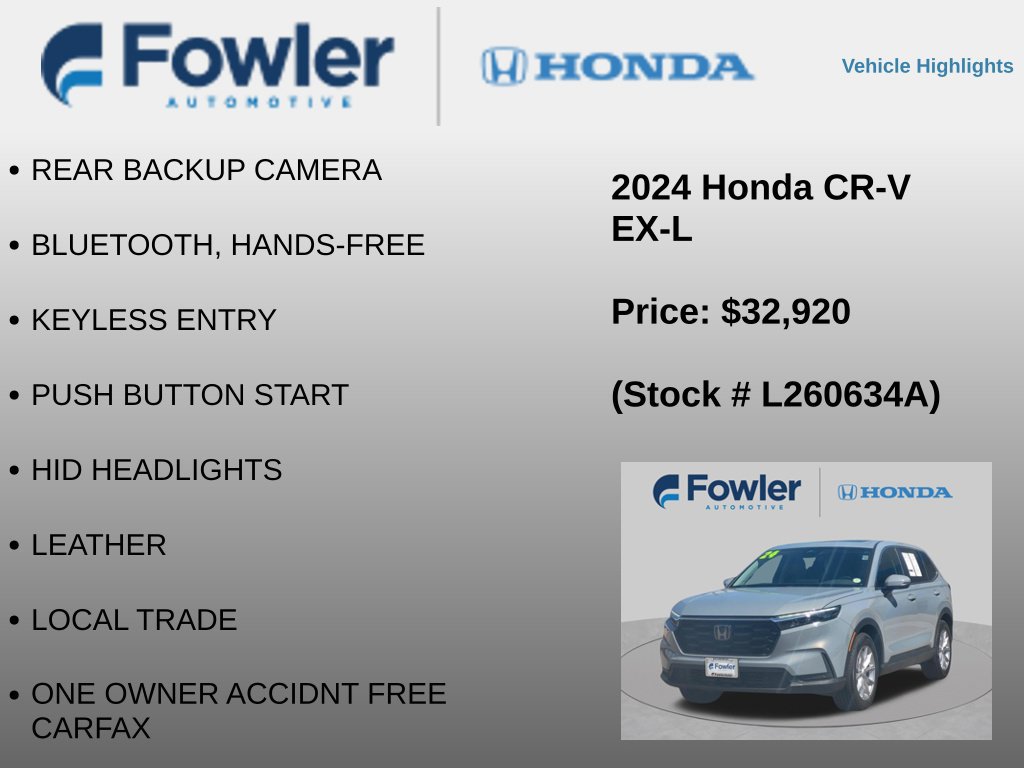 Used 2024 Honda CR-V EX-L image 4