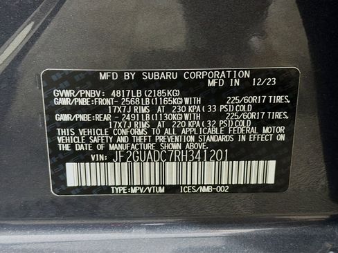 Used 2024 Subaru Crosstrek 2.0i Premium image 32