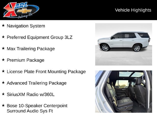 Used 2022 Chevrolet Tahoe High Country w/ Premium Package AWD/4WD image 2