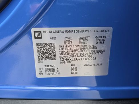 New 2026 Chevrolet Equinox RS w/ Convenience Package III FWD image 38