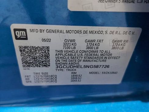 Used 2022 Chevrolet Silverado 1500 ZR2 w/ Technology Package AWD/4WD image 26