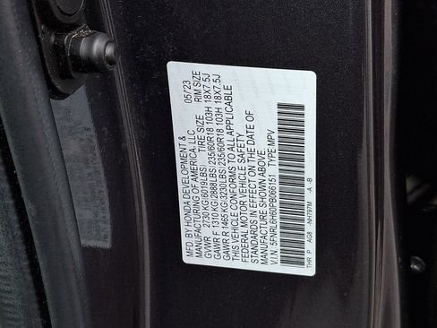 Certified 2023 Honda Odyssey EX-L image 27