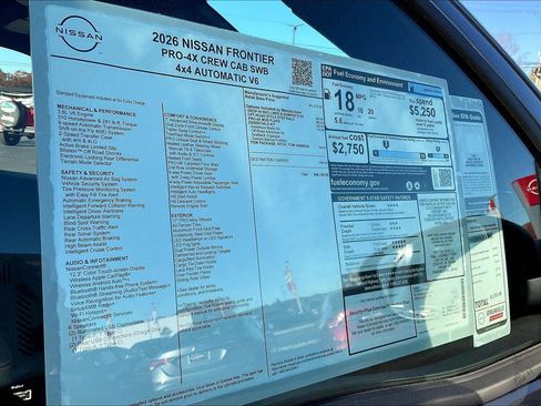 New 2026 Nissan Frontier PRO-4X w/ Tow Package image 15