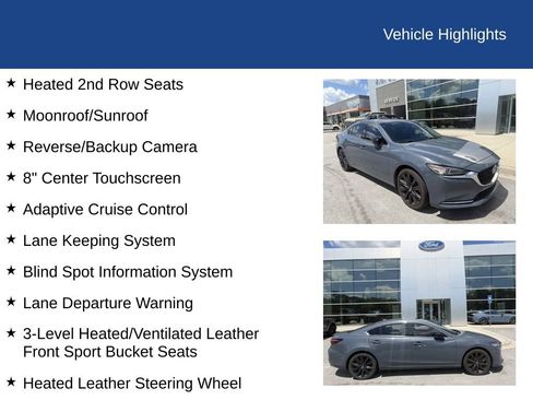 Used 2021 MAZDA MAZDA6 Carbon Edition FWD image 7