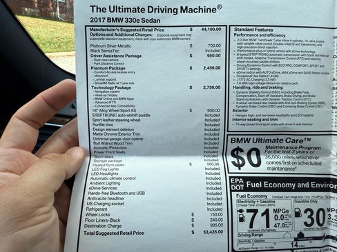 Used 2017 BMW 330e image 6