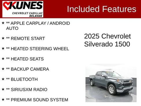 Used 2025 Chevrolet Silverado 1500 LT AWD/4WD image 3