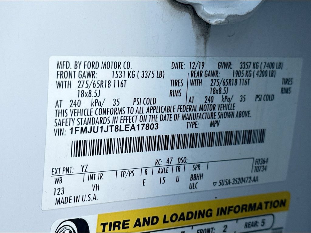 Used 2020 Ford Expedition XLT w/ Equipment Group 201A AWD/4WD image 36