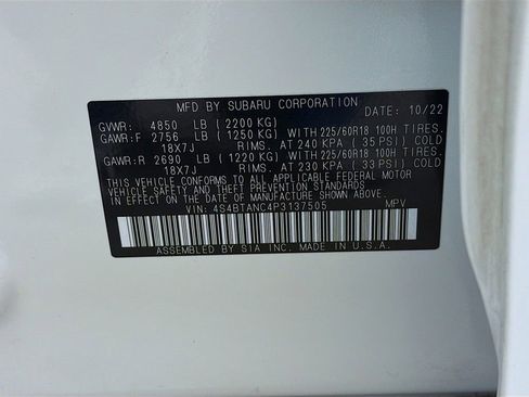 Used 2023 Subaru Outback Limited image 40