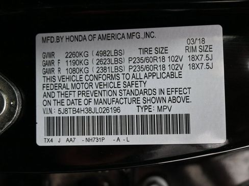 Used 2018 Acura RDX AWD image 9