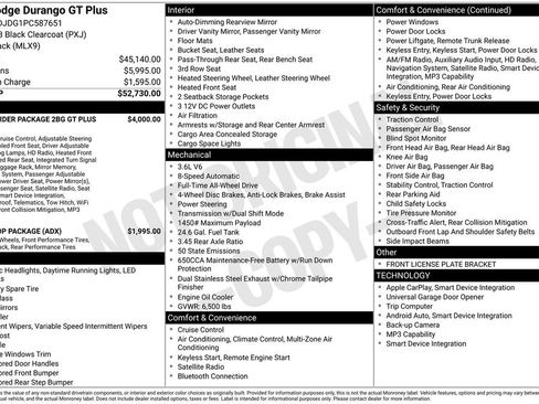 Used 2023 Dodge Durango GT image 2