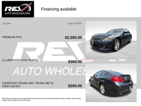 Used 2012 INFINITI G37 x w/ Premium Pkg image 6