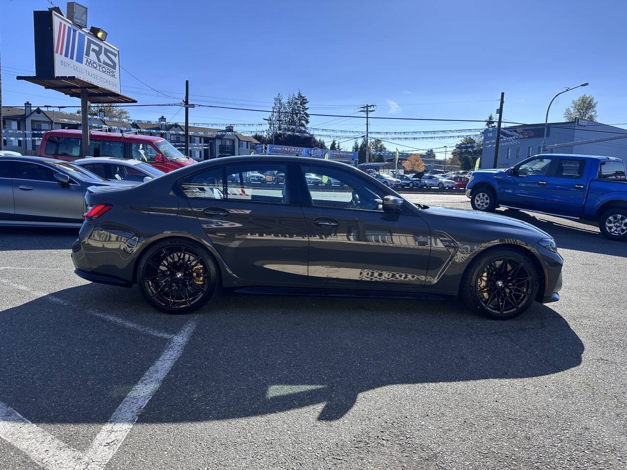 Used 2024 BMW M3 w/ M Carbon Exterior Package RWD image 8