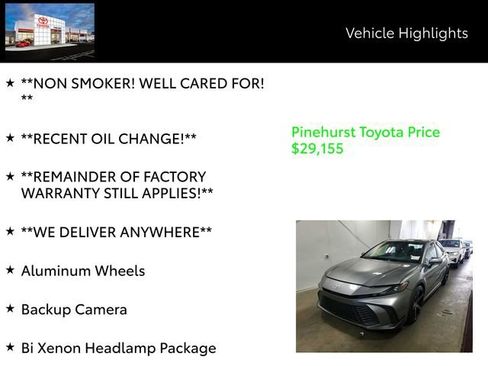 Used 2025 Toyota Camry SE w/ Multimedia Upgrade Package image 19